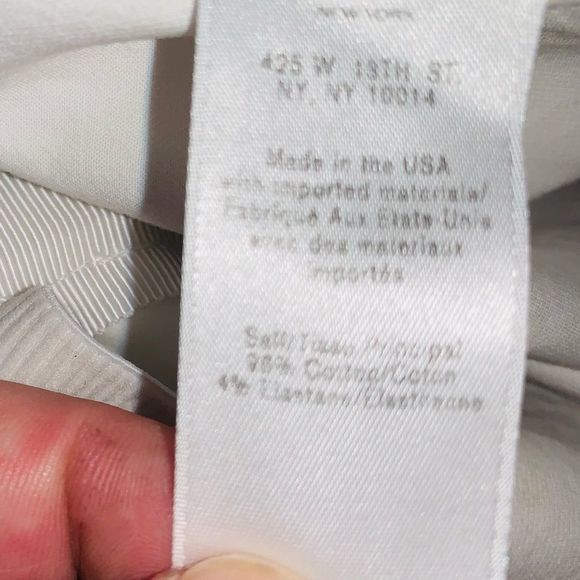 Rag & Bone White slim Fit Pants - Picture 7 of 9